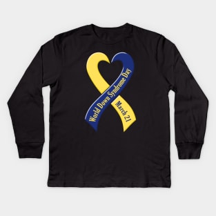 World Down Syndrome Day Kids Long Sleeve T-Shirt